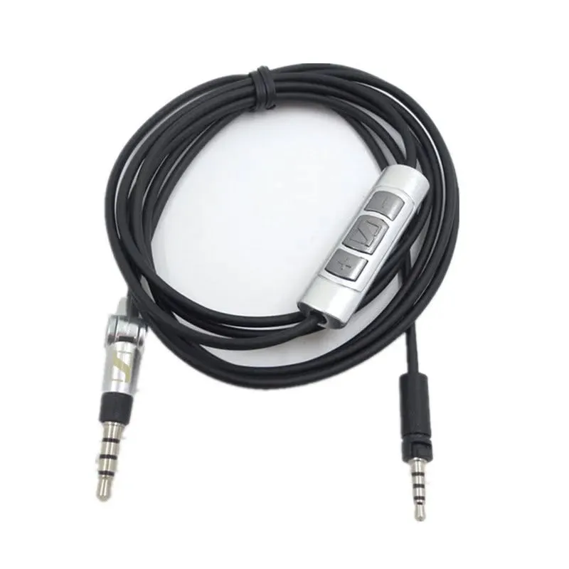 GENERICO - Cable aux para audífonos Sennheiser Momentum 4,0 3,0 2,0 1,0  HD1 NEGRO