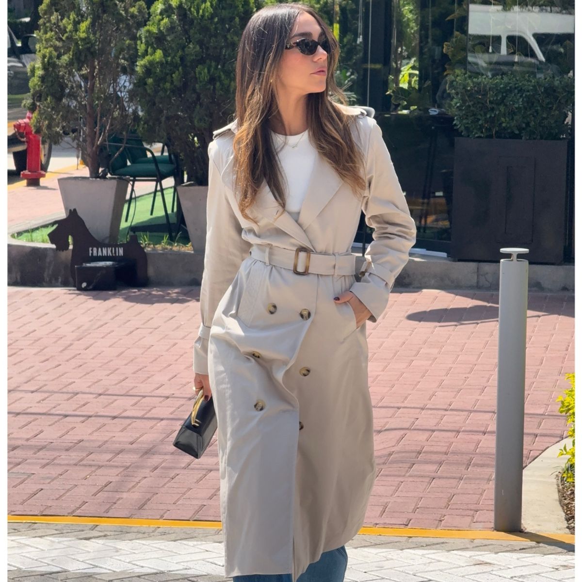 BETWEEN US - Gabardina Trench Invierno