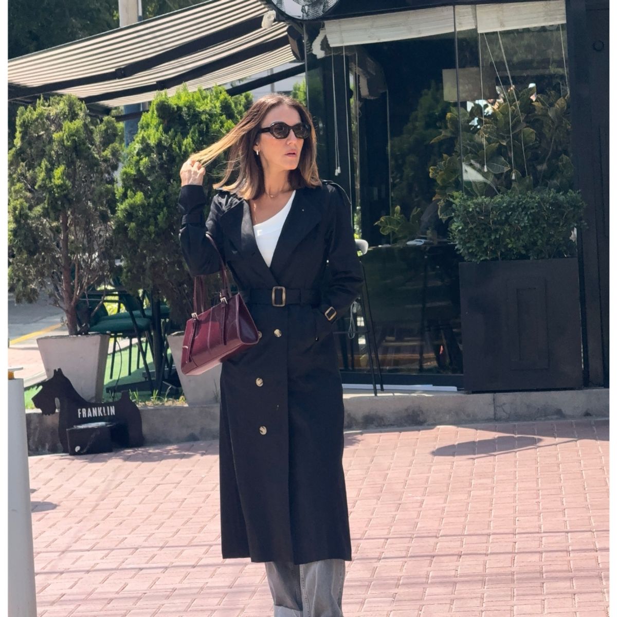 BETWEEN US - Gabardina Trench Invierno