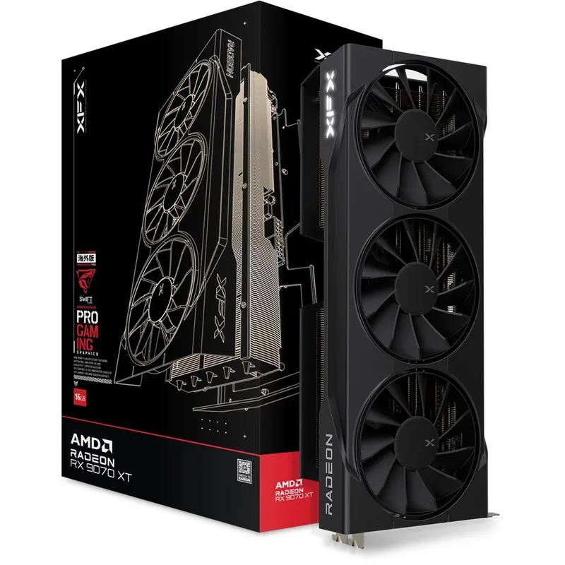XFX - TARJETA DE VIDEO XFX SWIFT RADEON RX 9070 XT 16GB GDDR6