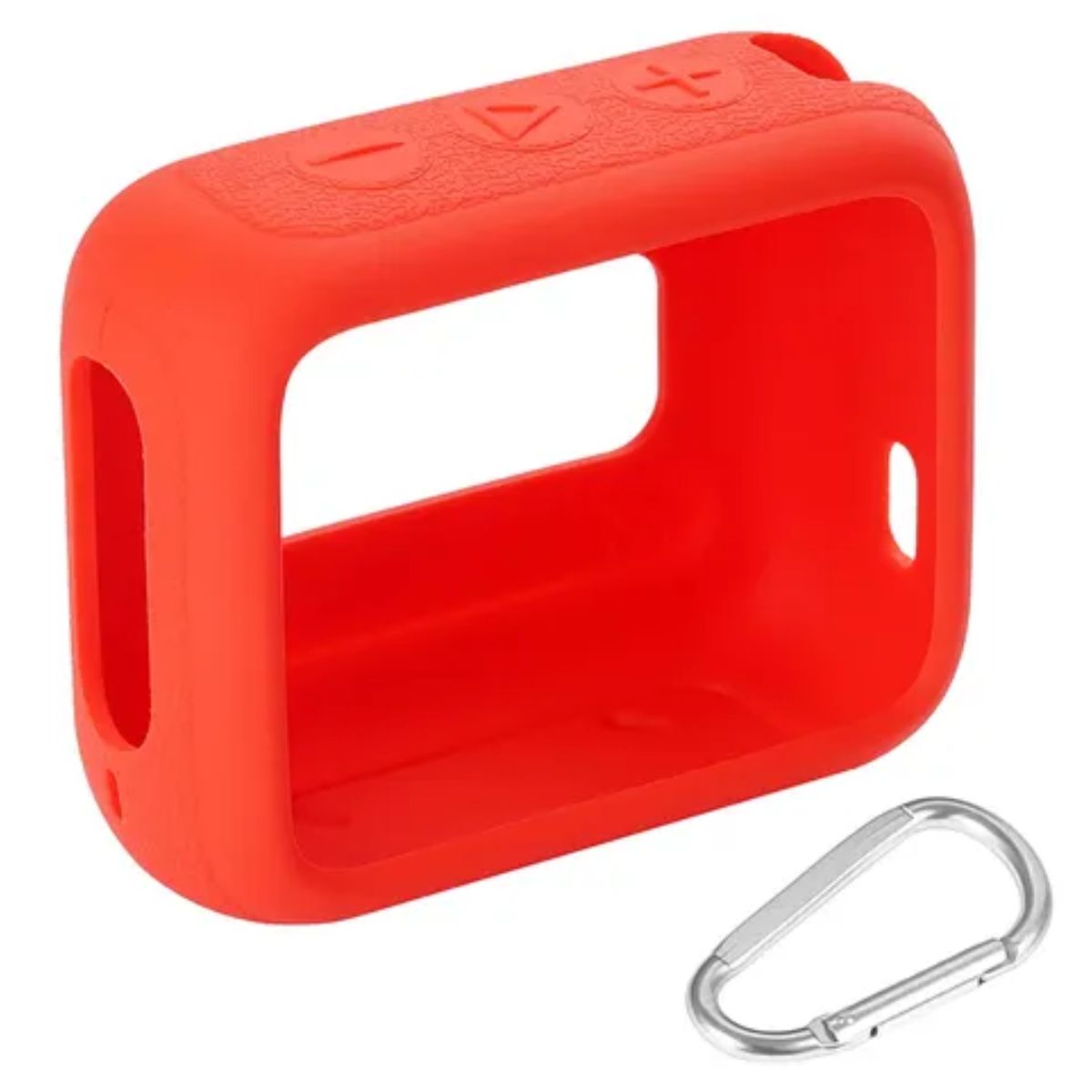 GENERICO - Funda Case De Silicona Para Jbl Go 4 rojo