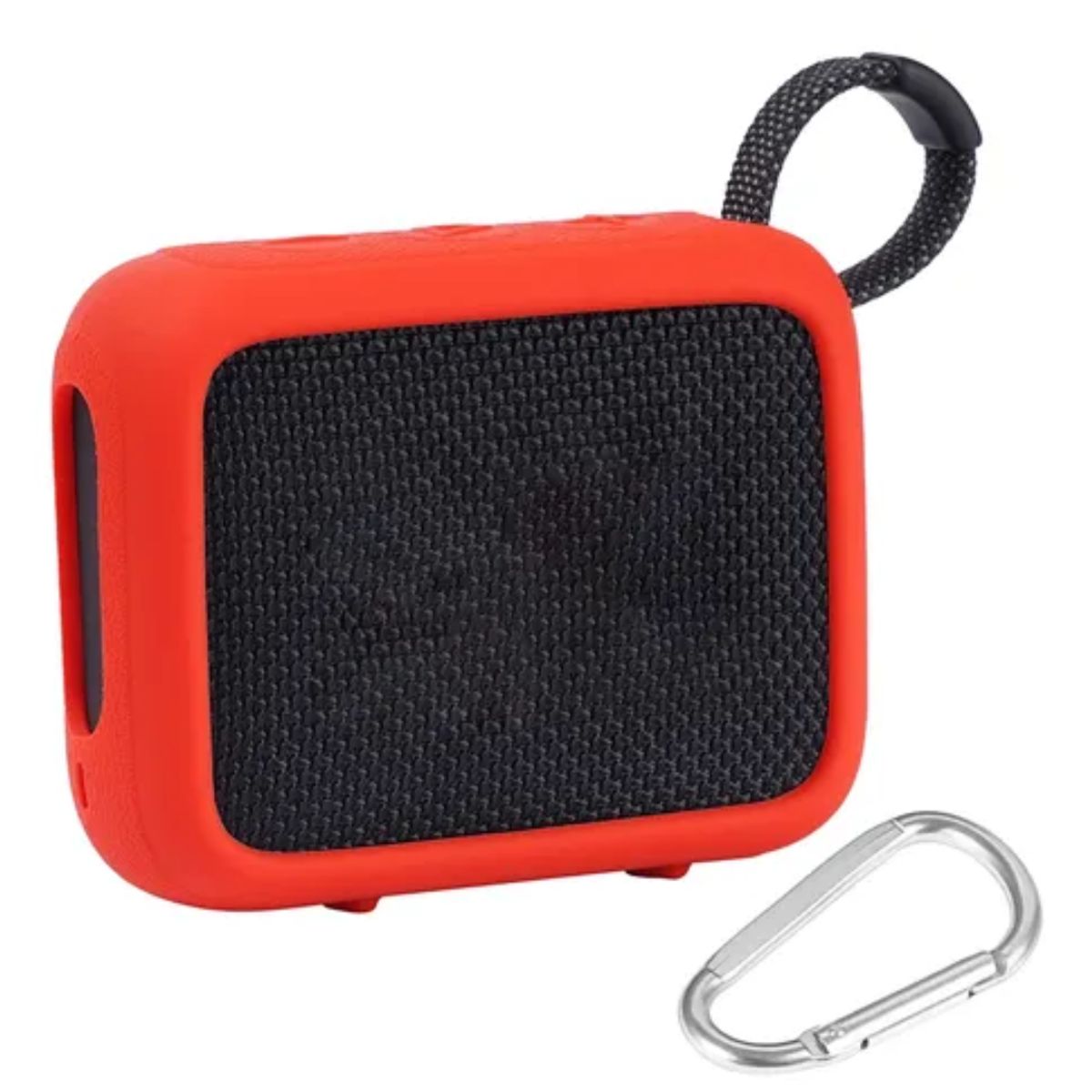 GENERICO - Funda Case De Silicona Para Jbl Go 4 rojo