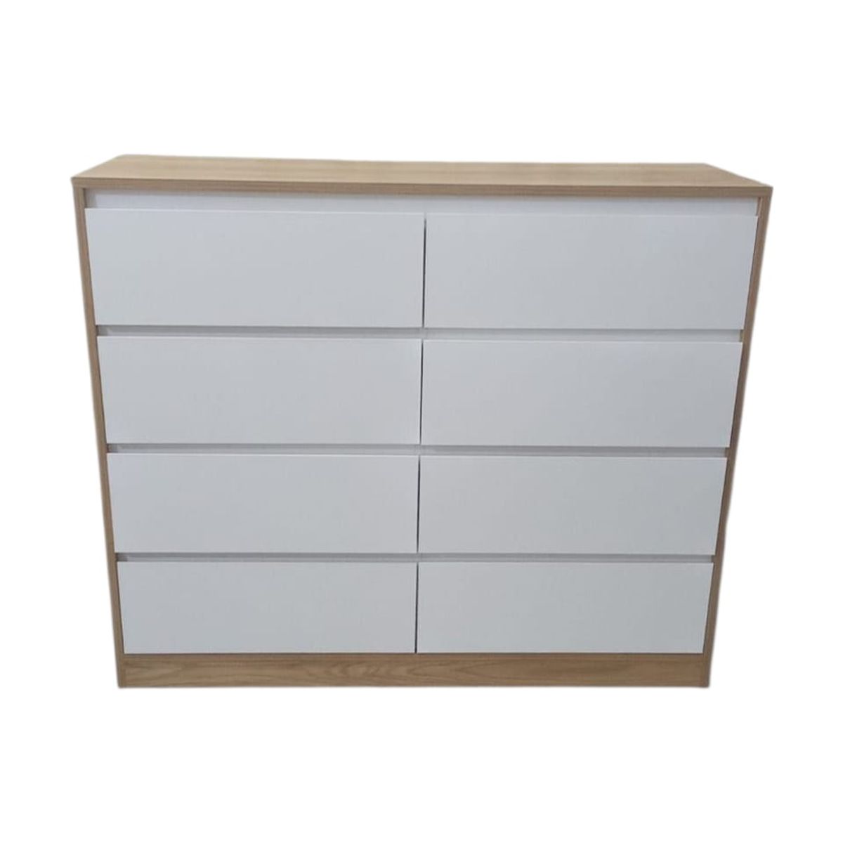 GENERICO - Cómoda Moderna de 8 Cajones Color Duna - Almacenamiento XXL