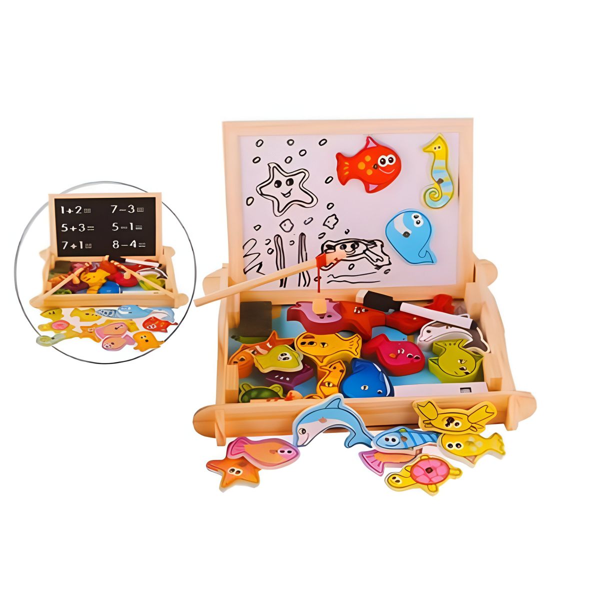 GENERICO - Juego Didáctico Pizarra de Pesca