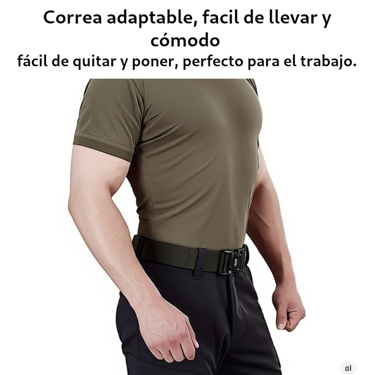 GENERICO - Correa Tactica Man Ajustable Multiproposito Liviana Liberacion Rapida