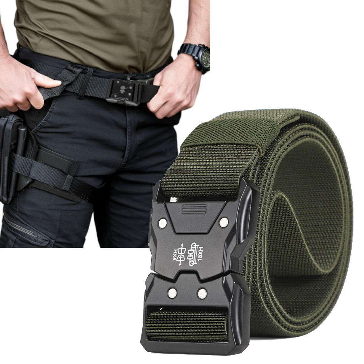 GENERICO - Correa Tactica Man Ajustable Multiproposito Liviana Liberacion Rapida