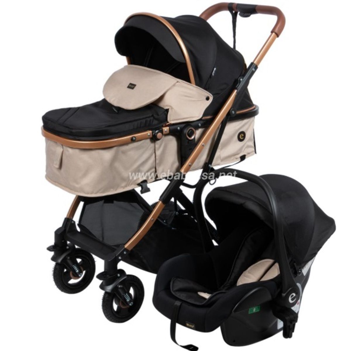 EBABY - Coche Moises Ronda Plus 132-1 Beige