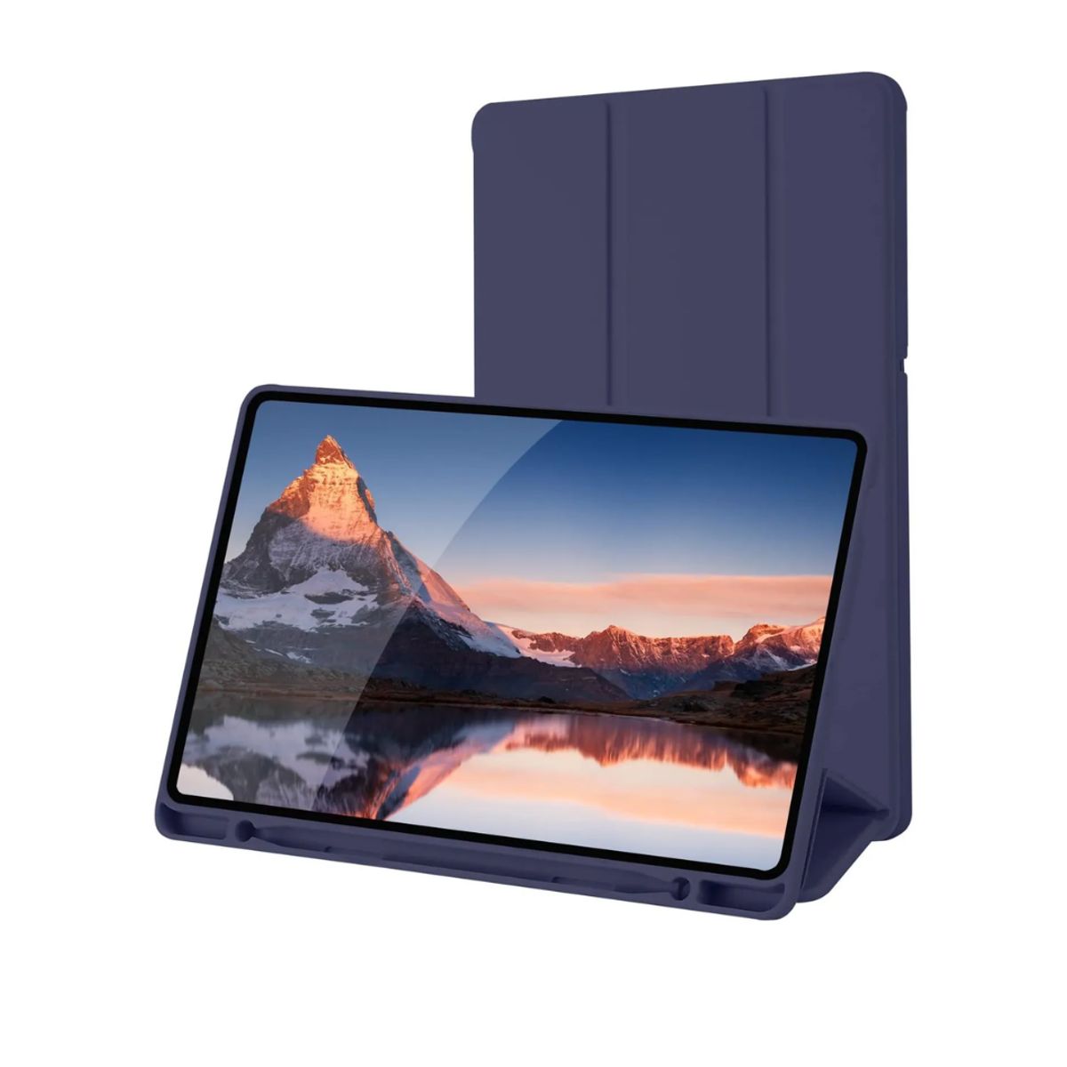 CASE - Funda Para Samsung Galaxy Tab S6 Lite 10.4  COLOR AZUL SMART COVER