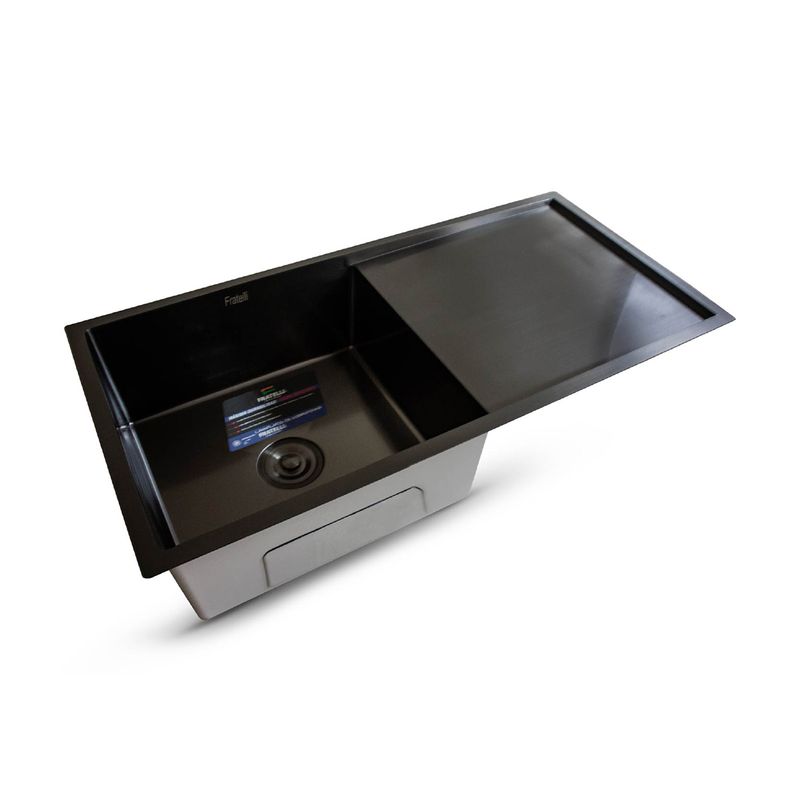 FRATELLI - Lavadero P Marmol 100X50X23Cm Nano Black Infinity Premium - Fratelli