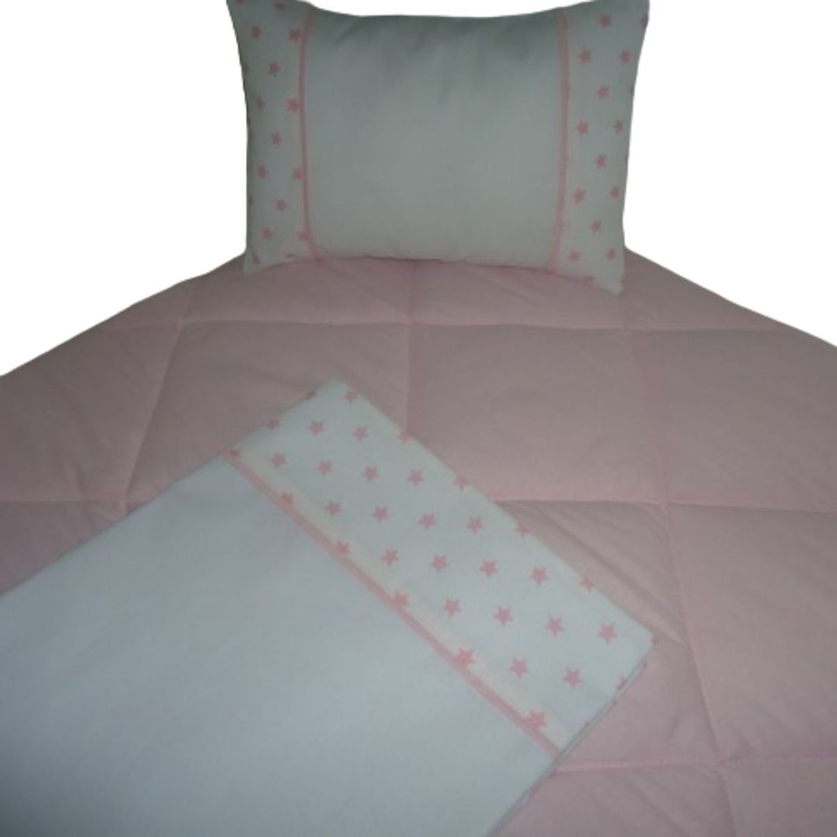 GENERICO - Sabanas de cuna - Juego - 3 piezas - Color Blanco