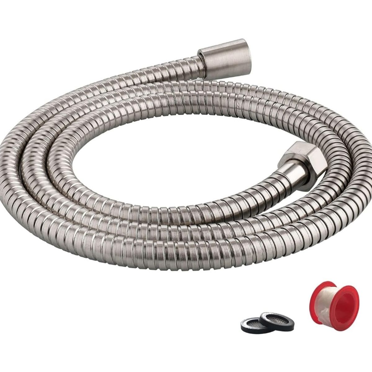 GENERICO - Manguera Repuesto Bidé o ducha teléfono 150cmts Acero Cromado