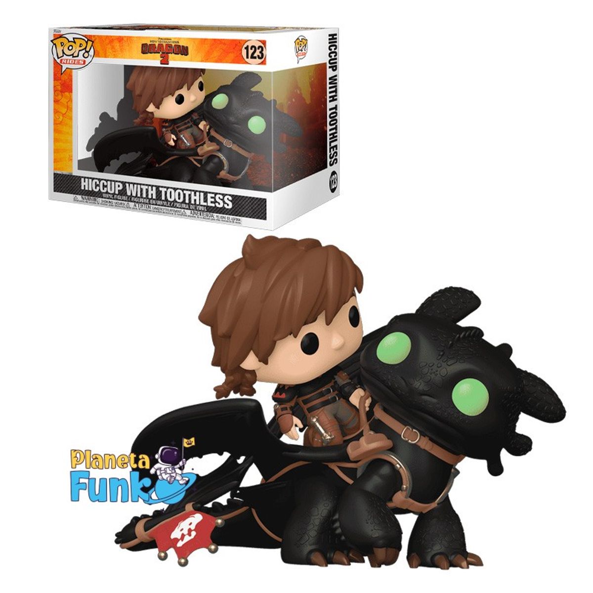 FUNKO - HOW TO TRAIN YOUR DRAGON RIDE HICCUP Y CHIMUELO