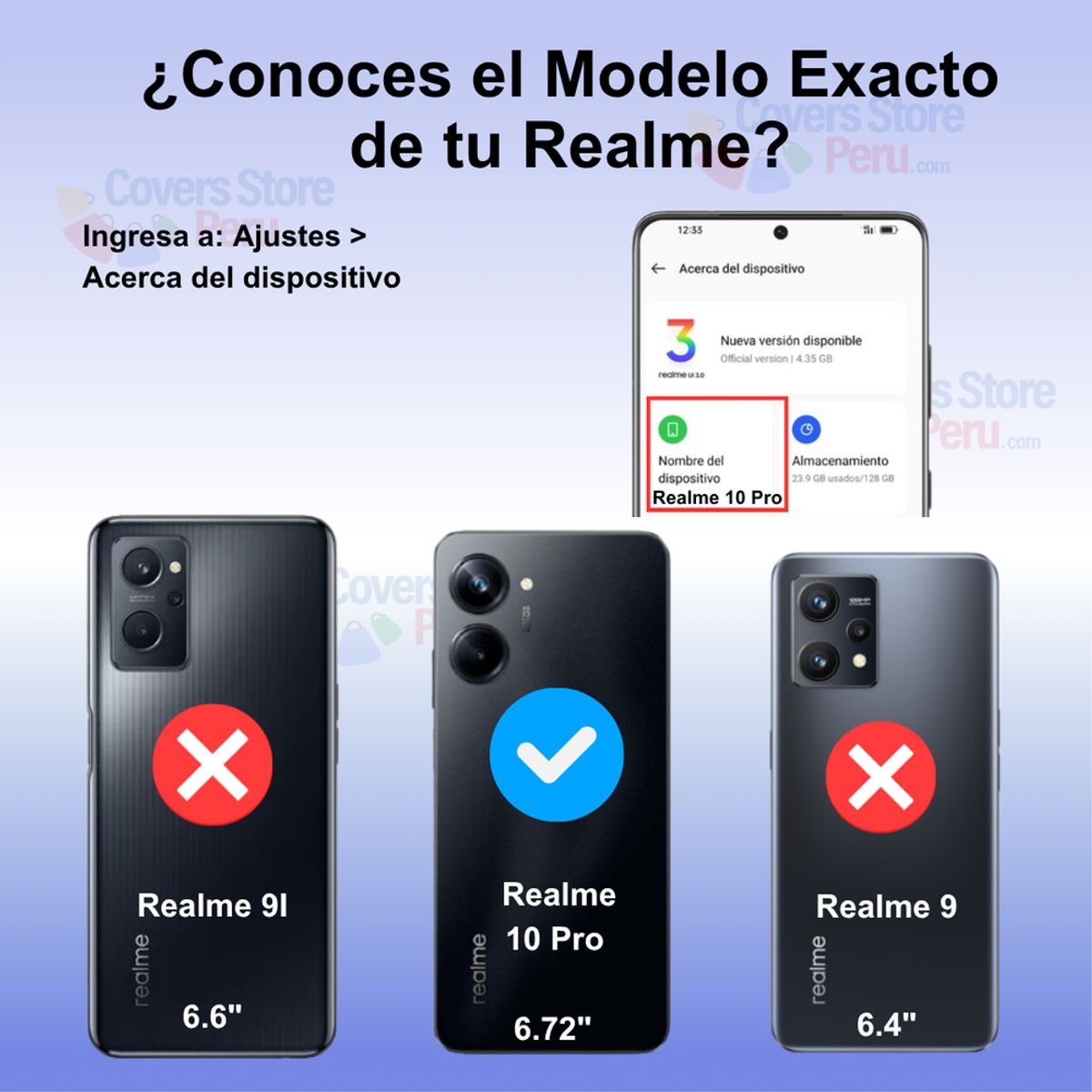 GENERICO - Funda para Realme 10 Pro Ahumado con Anillo Rojo Antishock