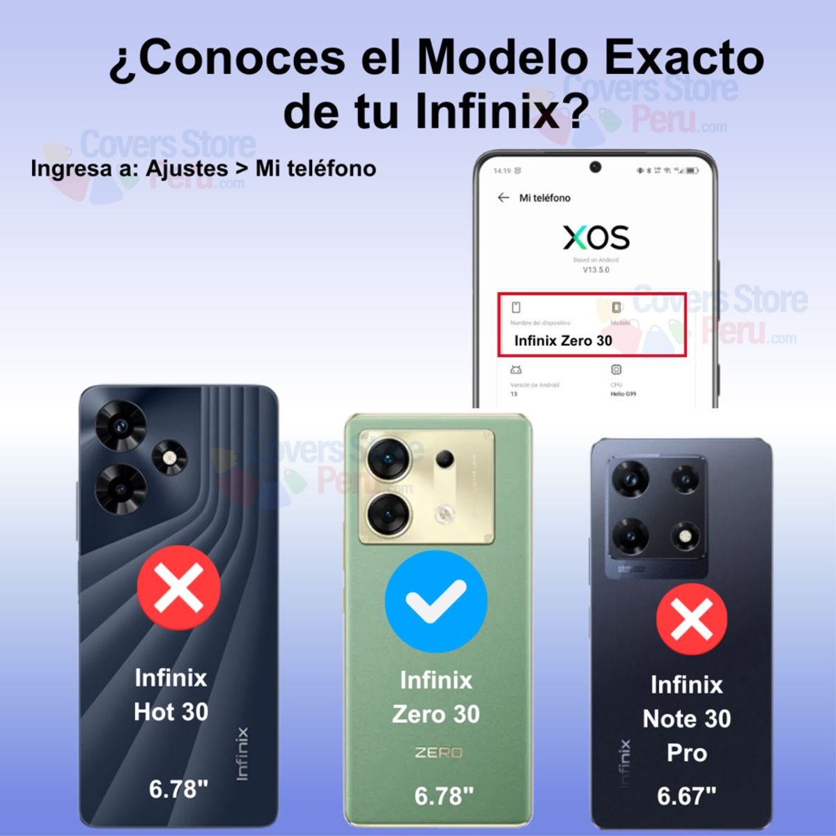 GENERICO - Funda para Infinix Zero 30 Ahumado con Anillo Negro Antishock