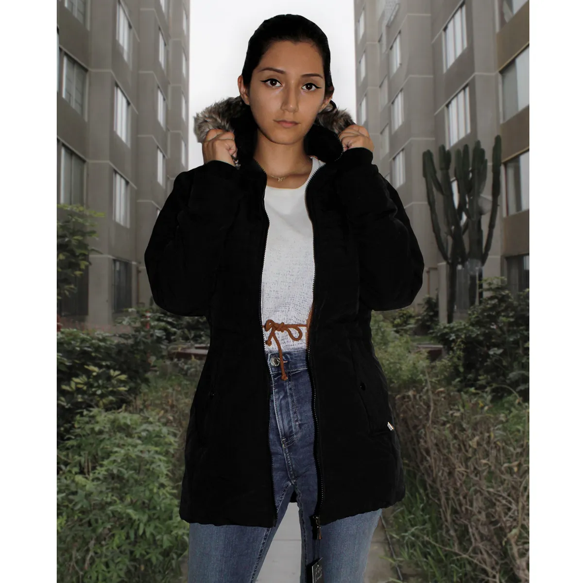 GENERICO - Casaca Parka Abrigo de Invierno para Mujer