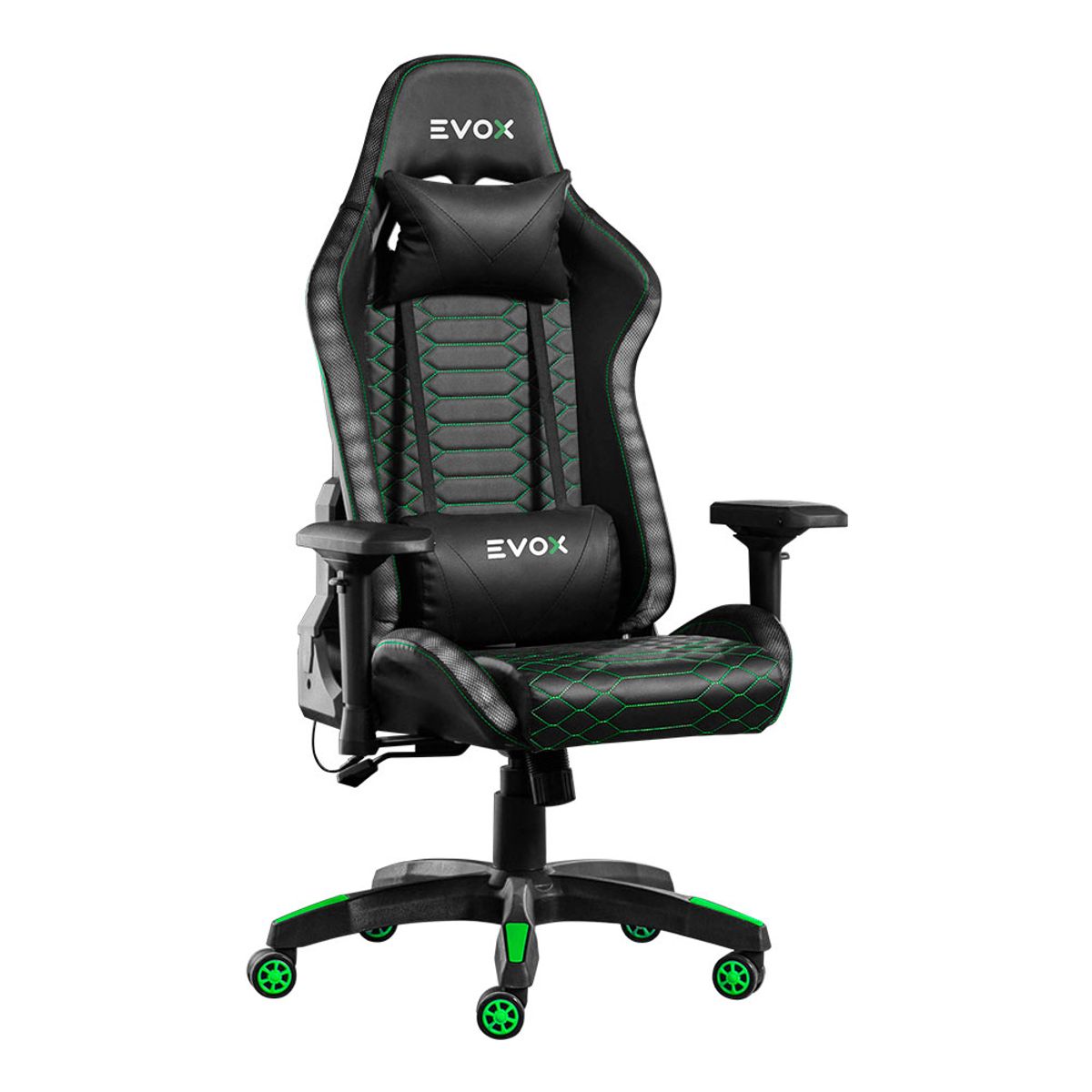 JOTA STORE - Silla Gamer Ergonómica Evox CT7014-RGB con Soporte Lumbar y Luces RGB