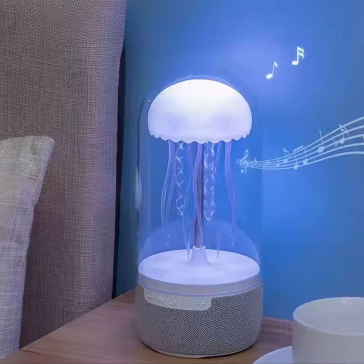 GENERICO - Lampara de medusa con parlante bluetooth