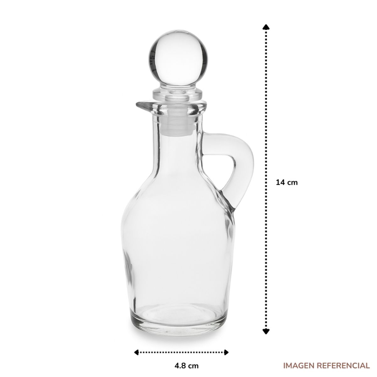 INSPIRA - Pack x6 Dispensador Mini de Aceite Vinagre y Especias