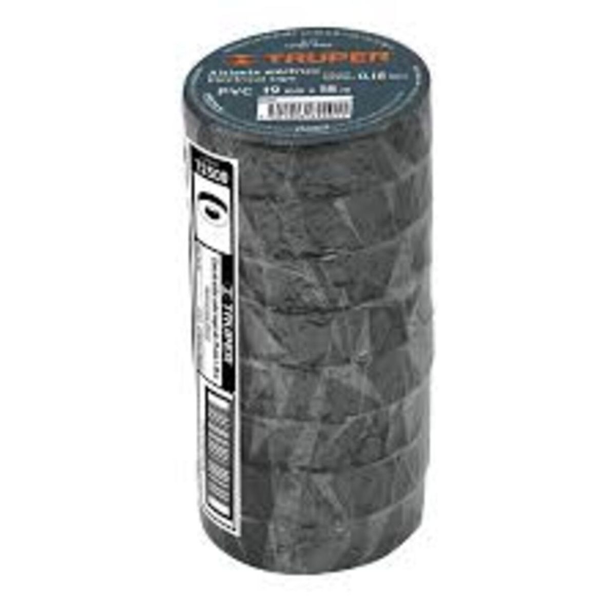 TRUPER - Cinta aislante de 18 m x 19 mm negra Truper - 12500