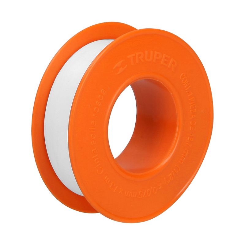 TRUPER - Cinta Teflón sella roscas 12 X 13 m, uso general Truper