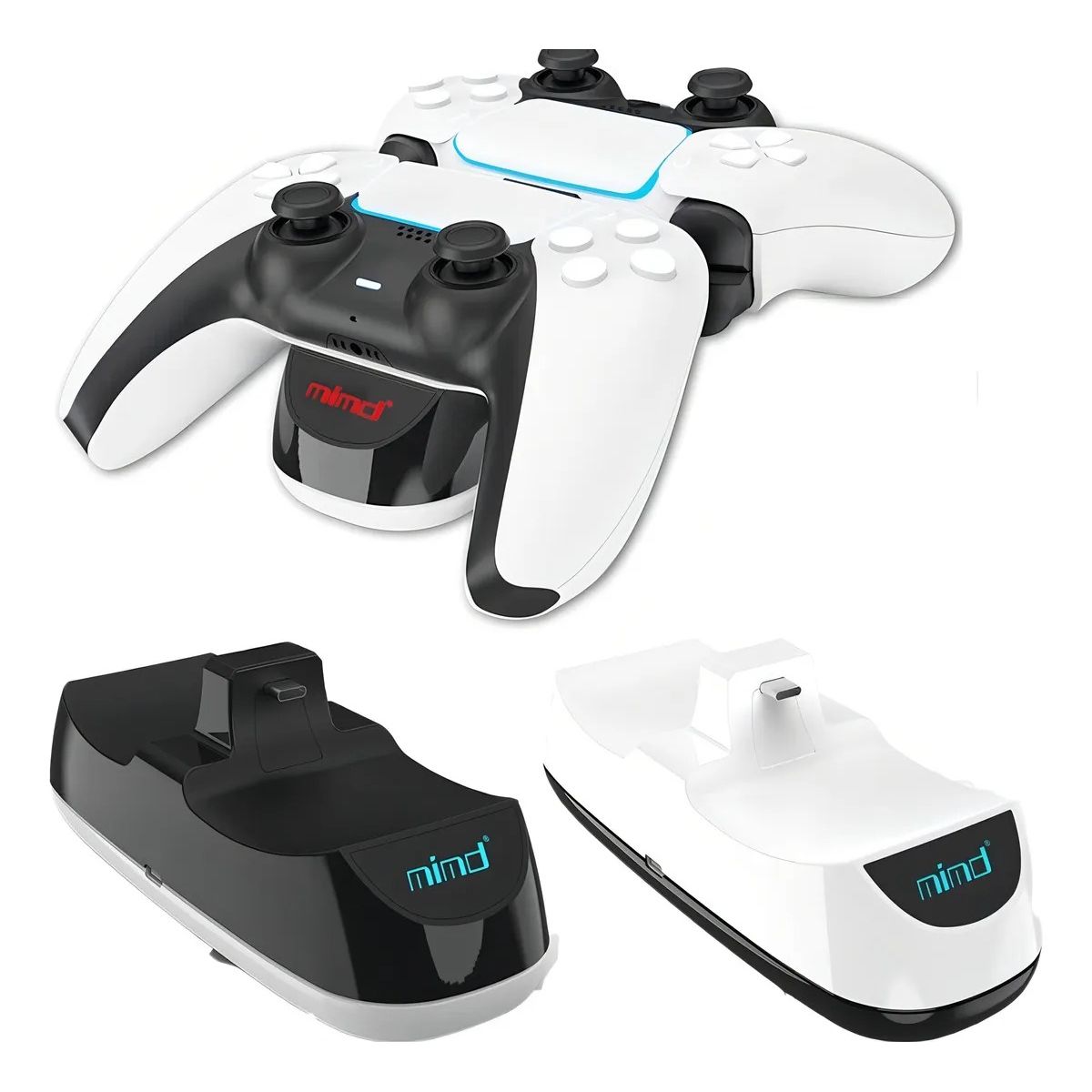 MIMD - Base De Carga Doble Para Joystick Ps5 Playstation 5