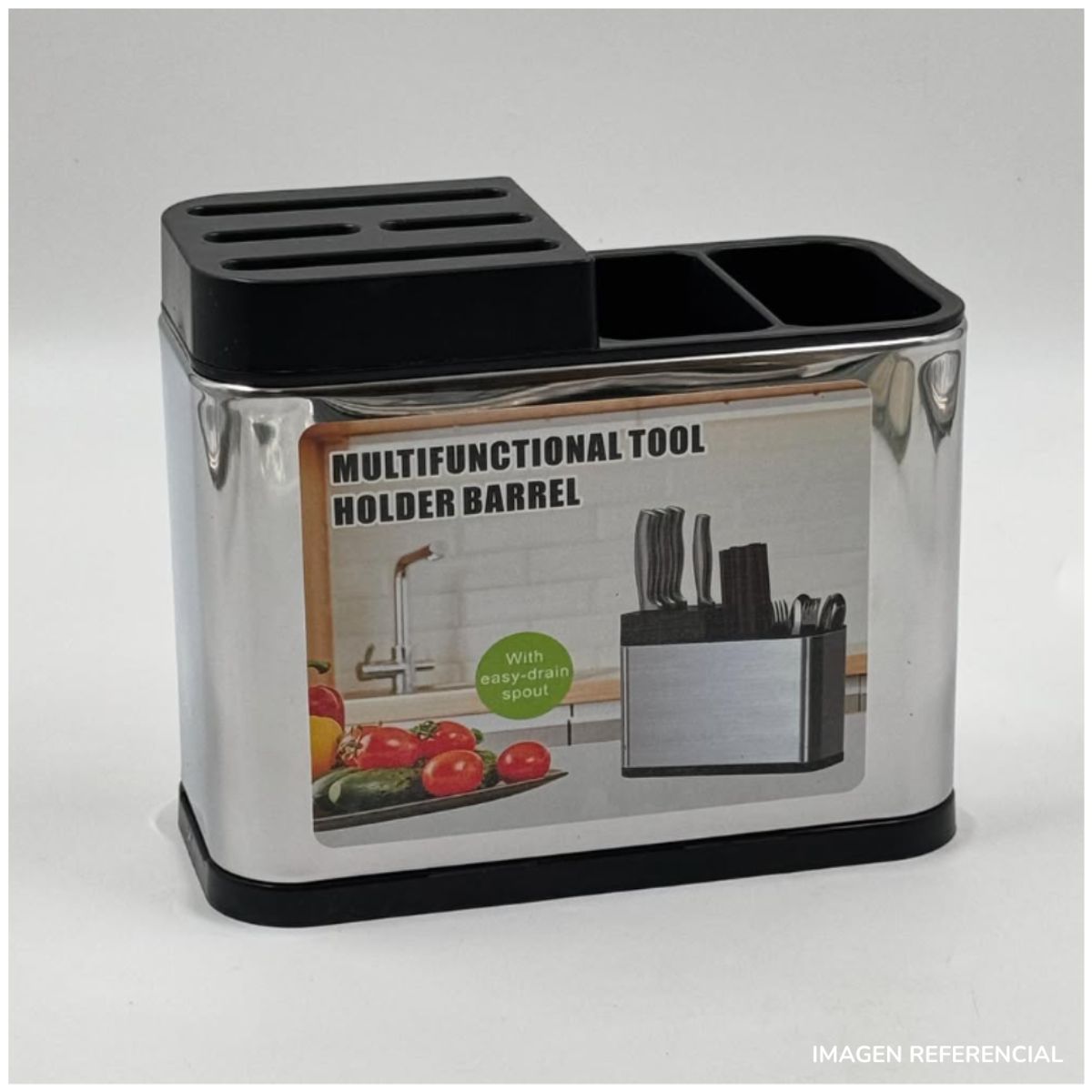 INSPIRA - Organizador de cubiertos de cocina porta cubiertos