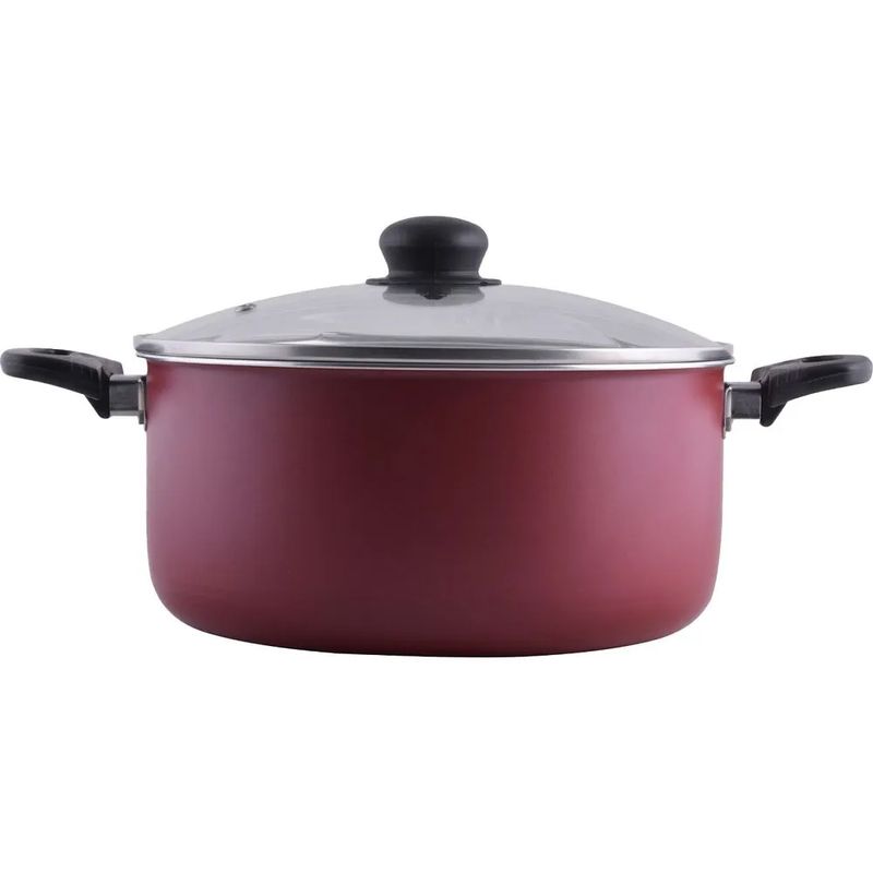 FACUSA - Olla 24 Cm Estela Antiadh T/V- Rojo