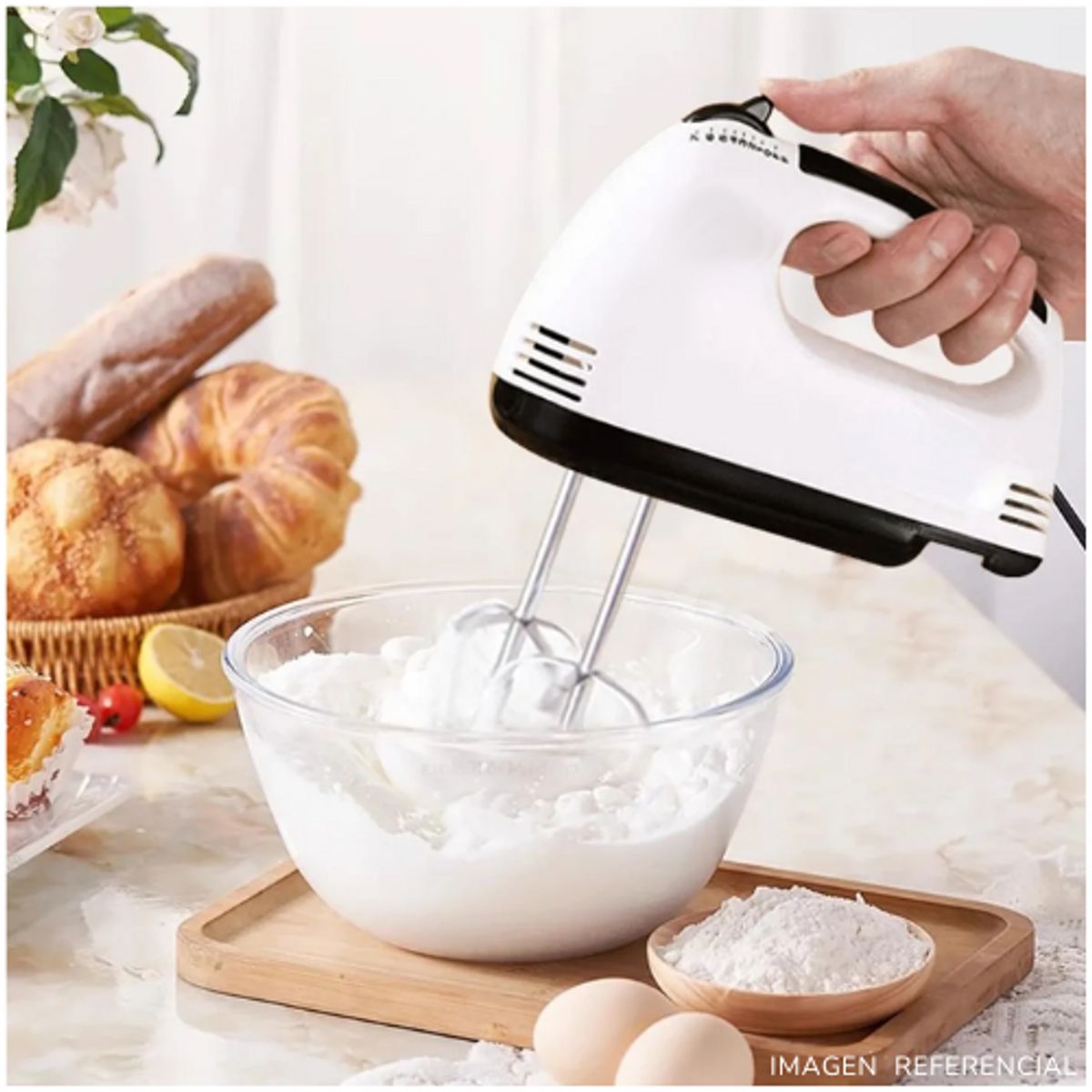 INSPIRA - Batidora de Mano multiusos batidora blanca