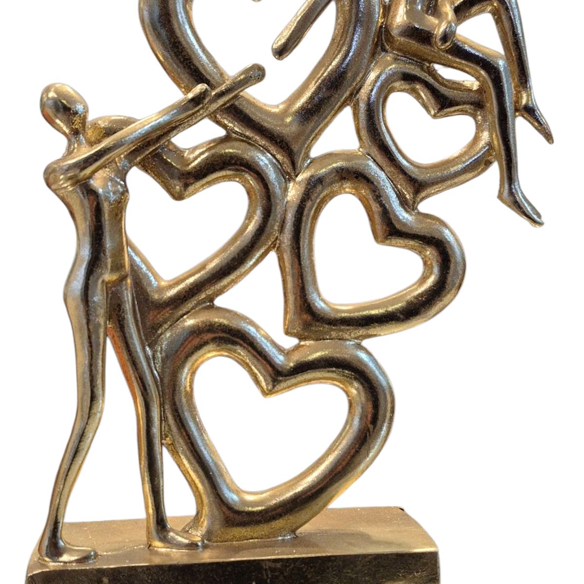 GENERICO - Escultura Decorativa de una pareja  Amor Abstracto