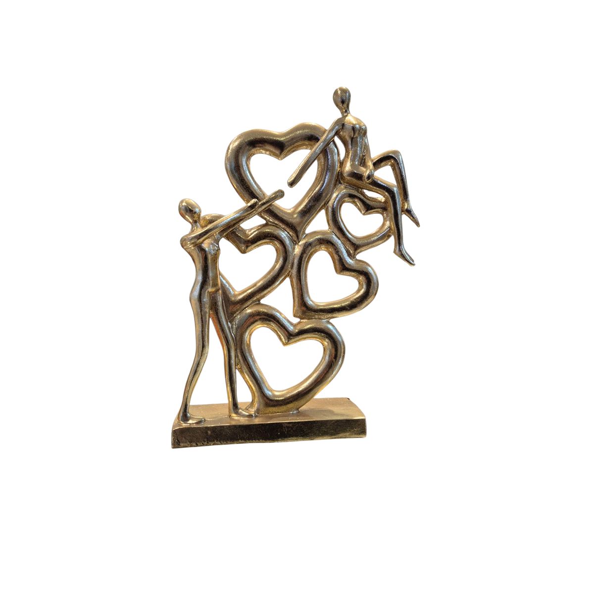 GENERICO - Escultura Decorativa de una pareja  Amor Abstracto