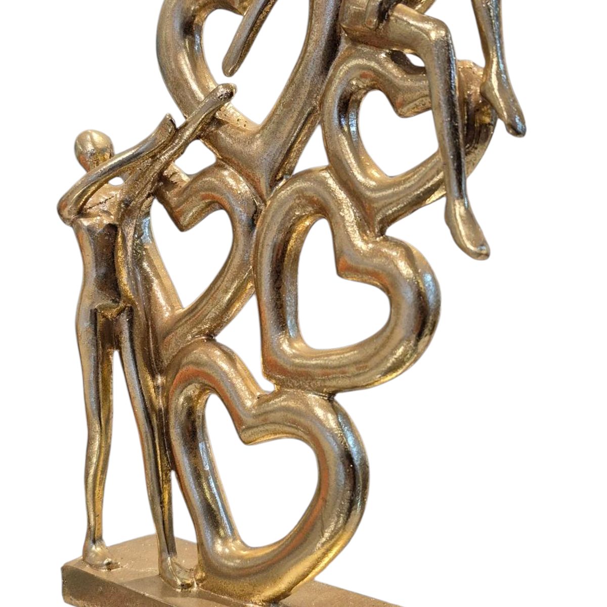 GENERICO - Escultura Decorativa de una pareja  Amor Abstracto