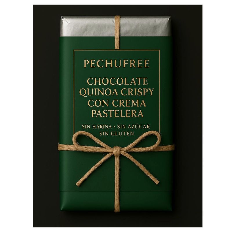 PECHUFREE - Chocolate Quinoa Crispy y Crema Pastelera Keto