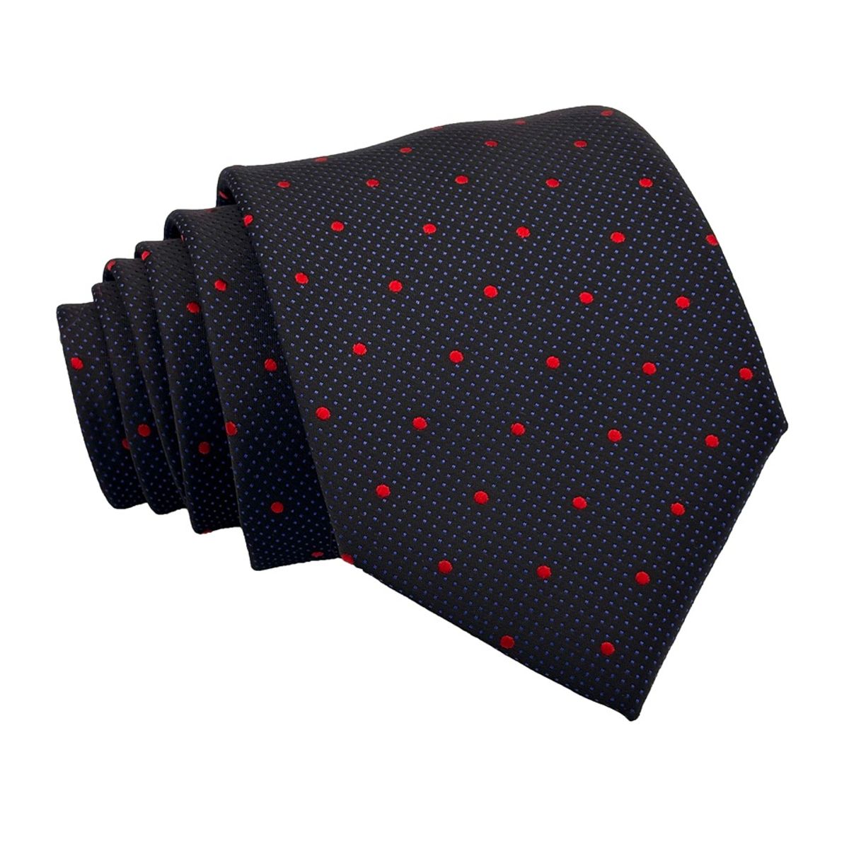 CHRISTIAN ARMAND - Corbata Royal Navy Puntos Rojos Clásica - Christian armand