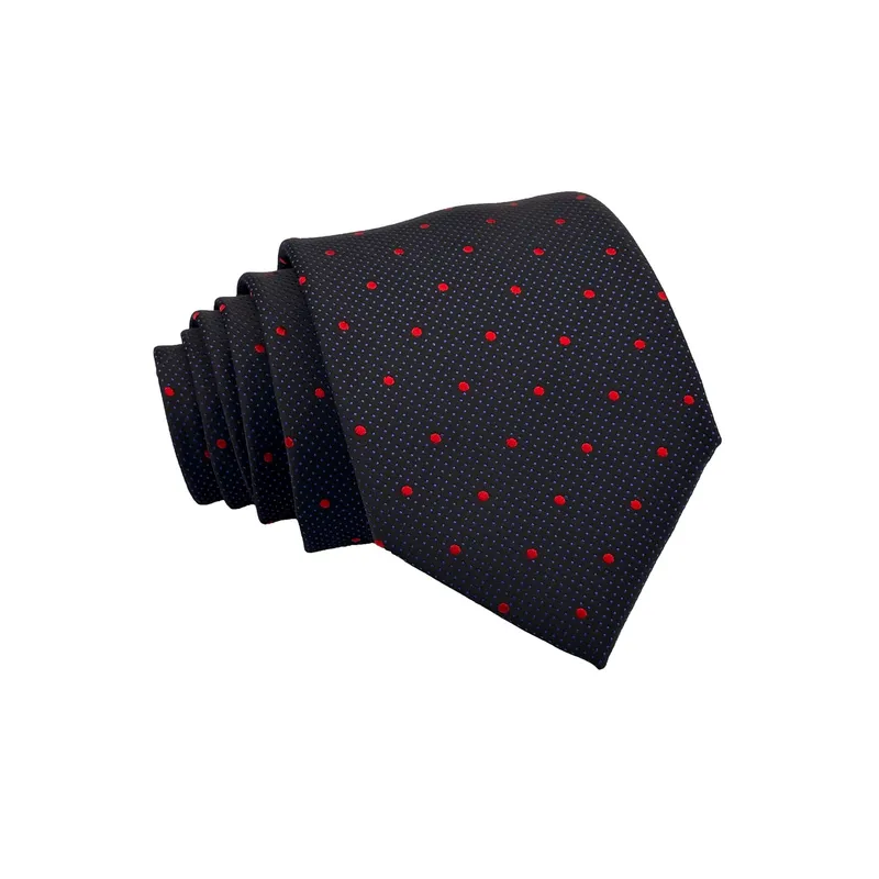 CHRISTIAN ARMAND - Corbata Royal Navy Puntos Rojos Clásica - Christian armand