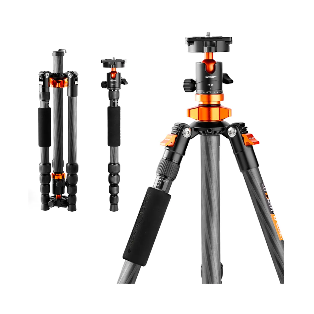 K&F CONCEPT - Tripode K&F Concept KF09094 - SA225C1 Fibra de Carbono