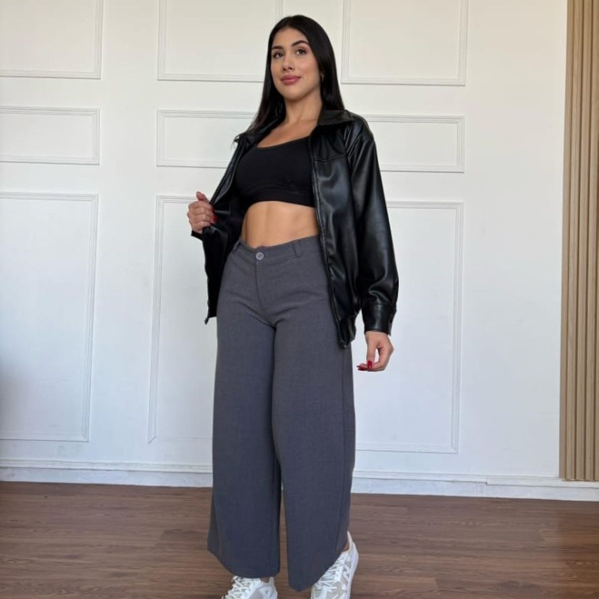 GENERICO - CASACA OVERSIZE BOMBER PARA MUJER