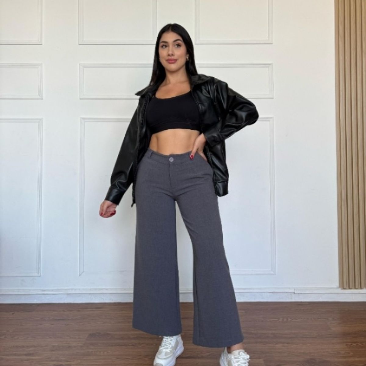 GENERICO - CASACA OVERSIZE BOMBER PARA MUJER