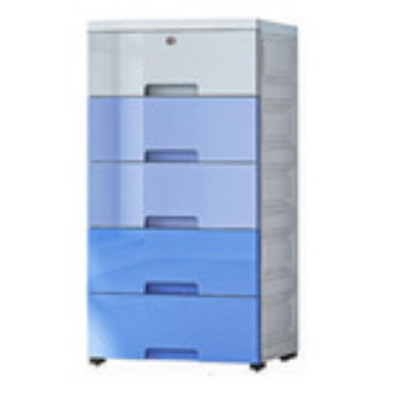 ANYHOGAR - Cajones De 5 Pisos Cocina Baño Closet Con Ruedas Y Llave