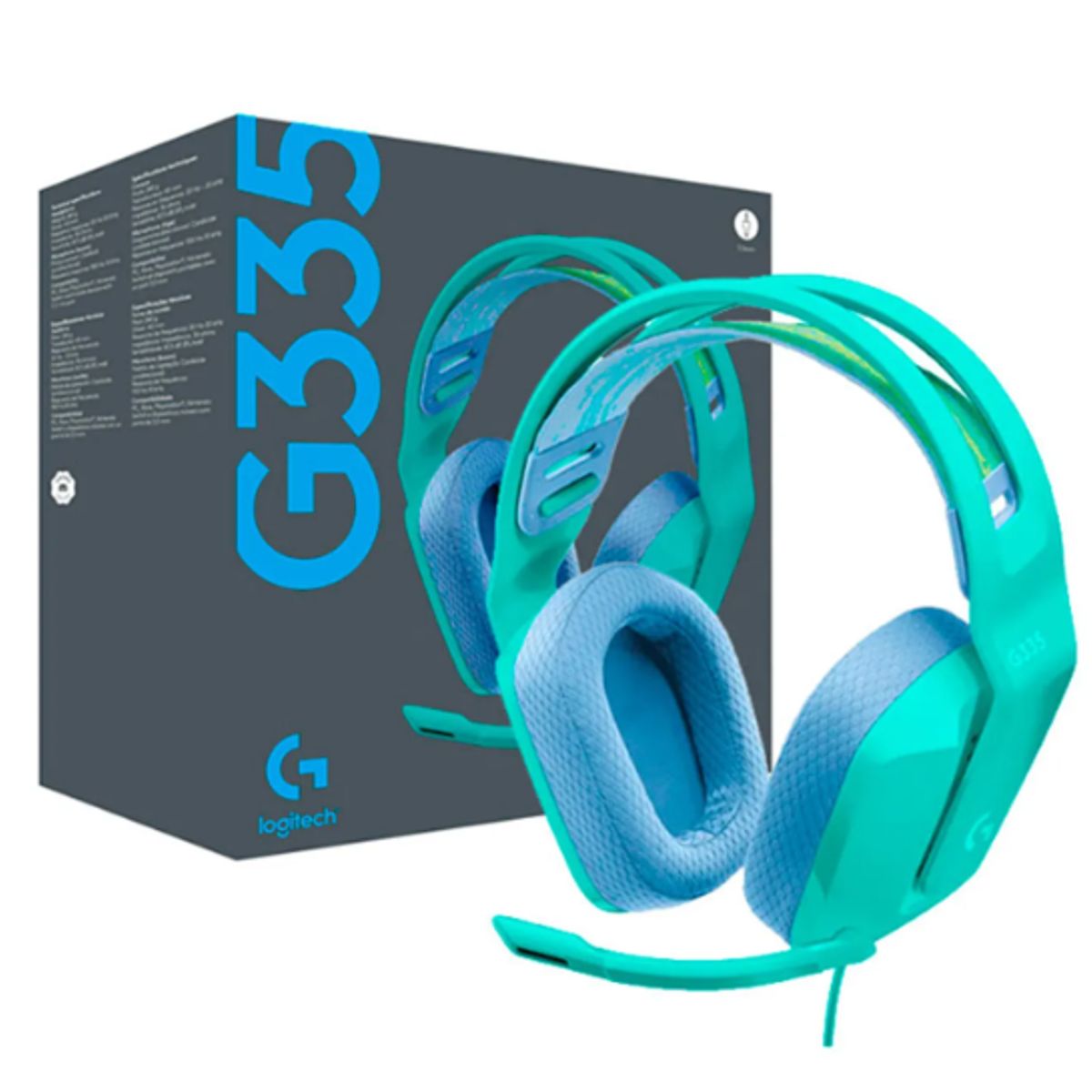 LOGITECH - Audífono Gamer con micrófono G335 Menta