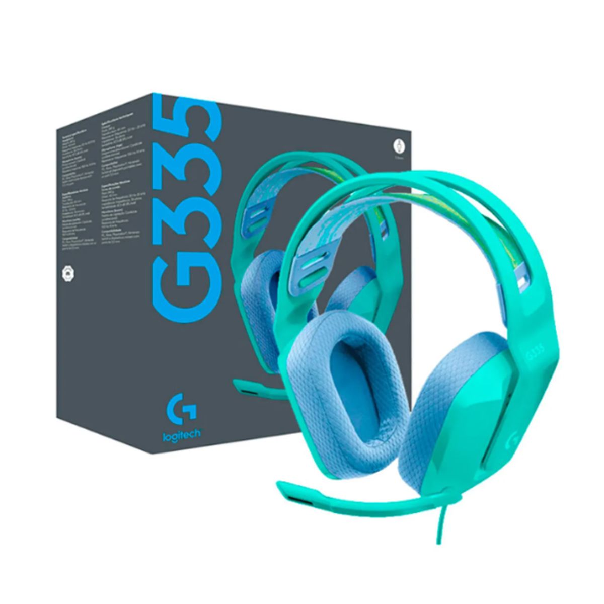 LOGITECH - Audífono Gamer con micrófono G335 Menta