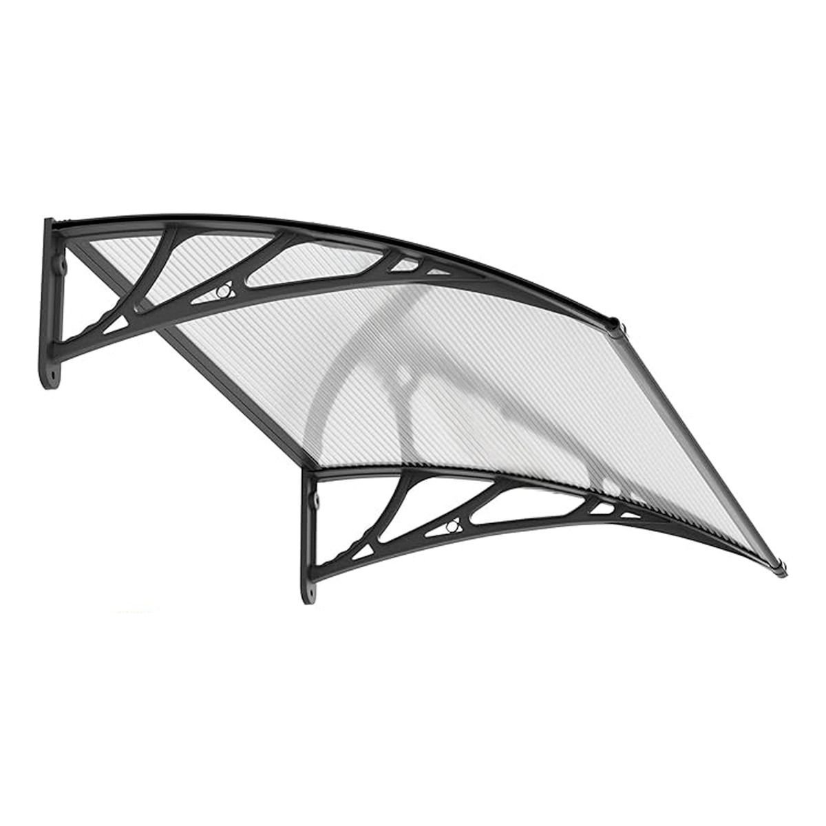 QUICK - Alero Listo 080x120mt Curvo Transparente Bighouse