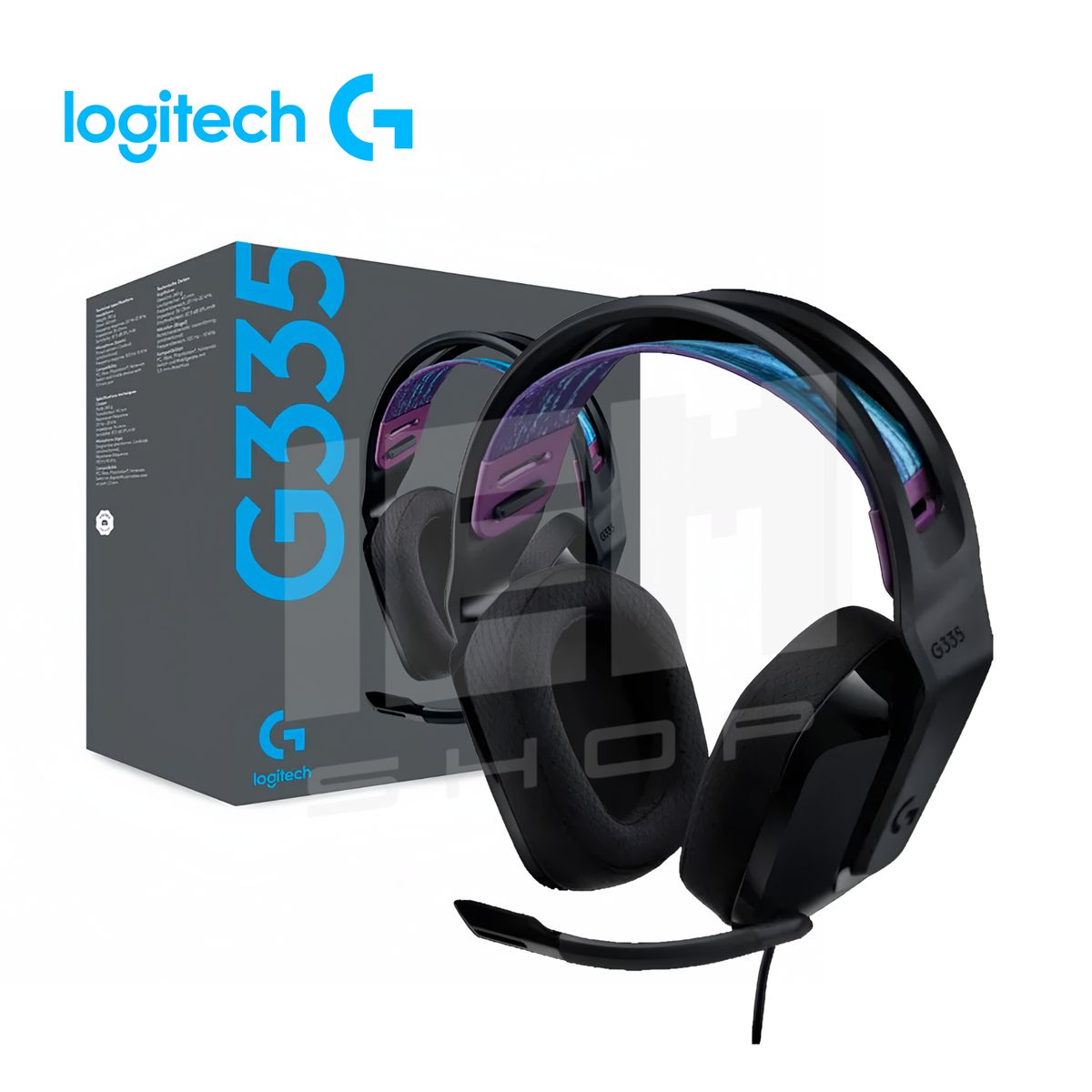 LOGITECH - Audifono Logitech G335 Con Microfono Negro