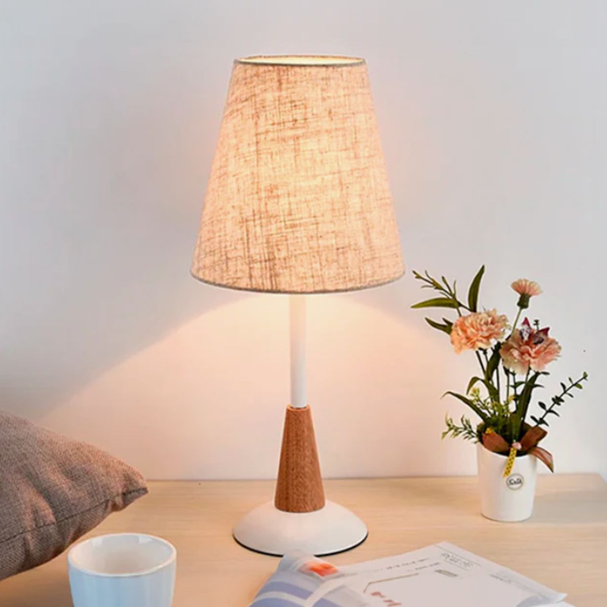 GENERICO - Lámpara de Mesa White Led