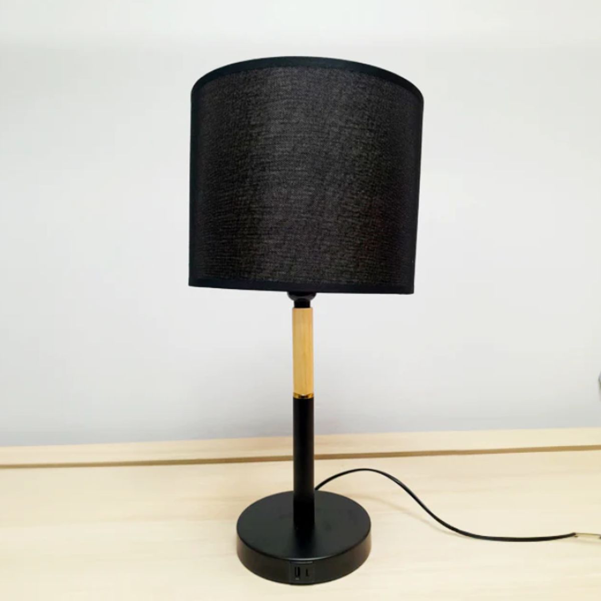 GENERICO - Lámpara de Mesa Black Led