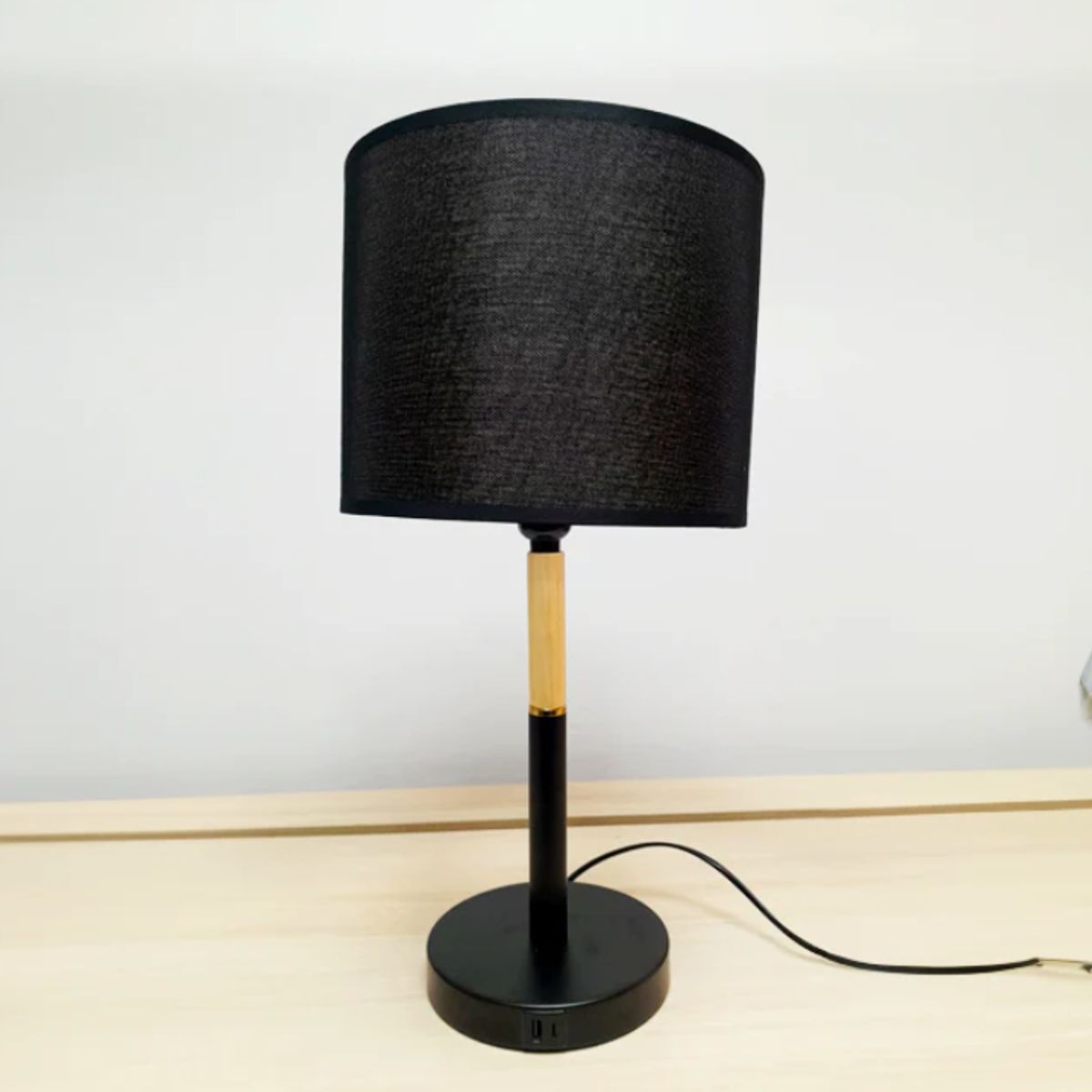 GENERICO - Lámpara de Mesa Black Led