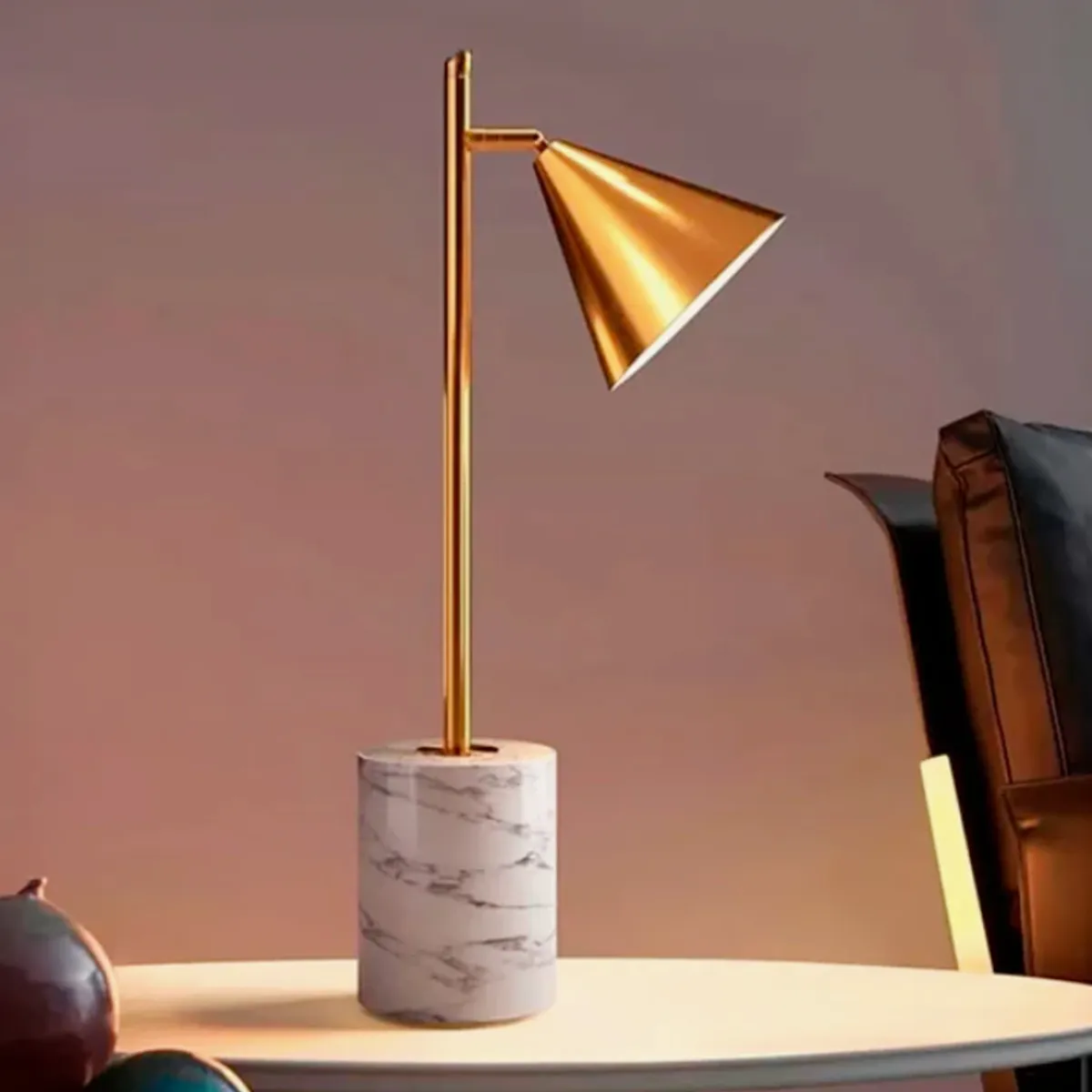 GENERICO - Lámpara de Mesa Gold Led