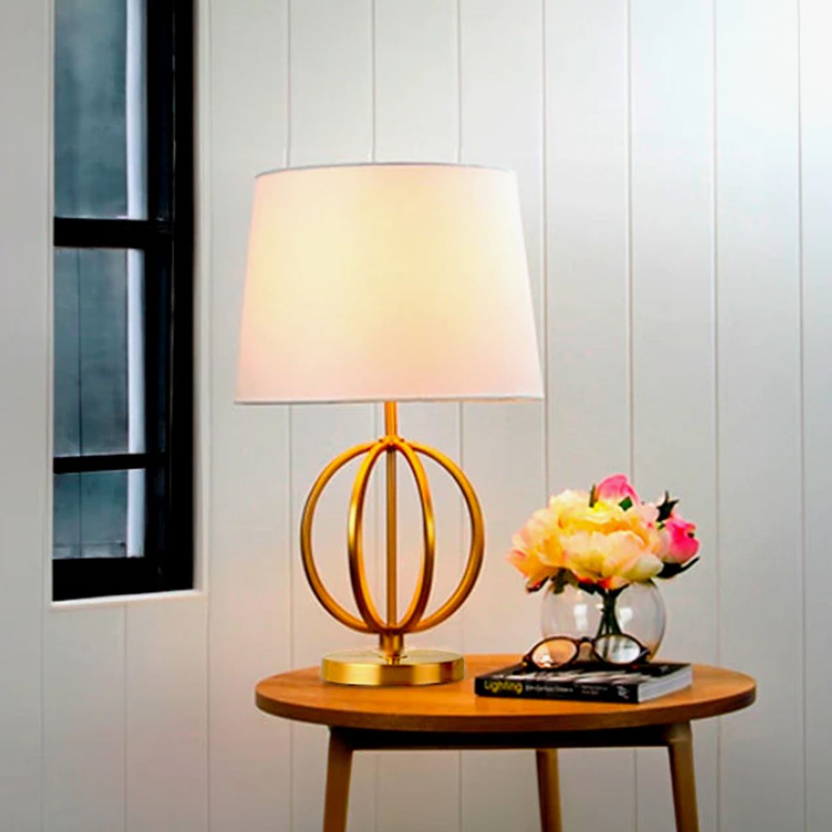 GENERICO - Lámpara de Mesa Gold Led