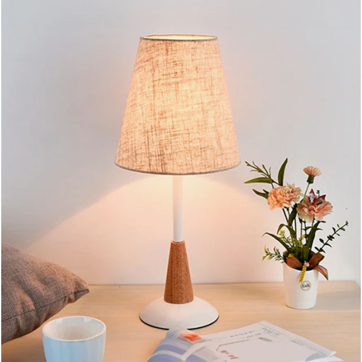 GENERICO - Lámpara de Mesa White Led