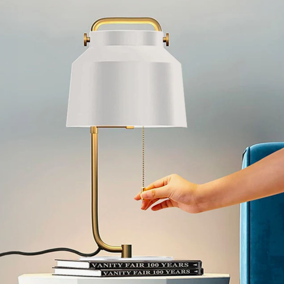 GENERICO - Lámpara de Mesa Gold Led