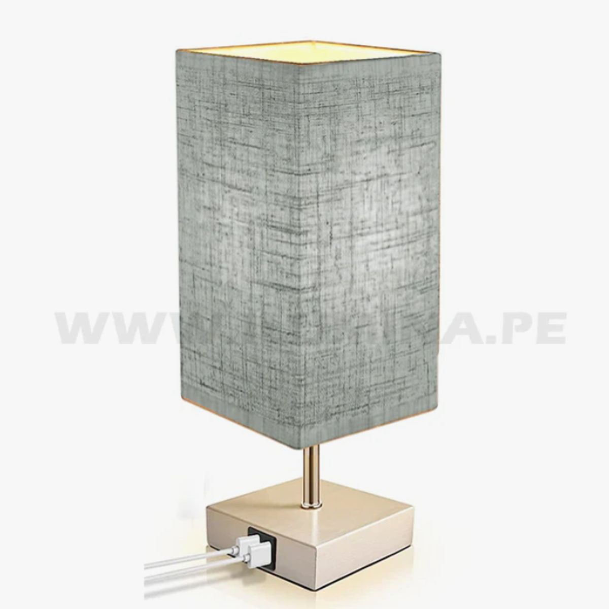 GENERICO - Lámpara de Mesa Silver Led